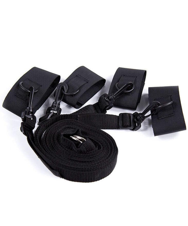 ohmama fetish retenzione bondage con letto in nylon e velcros