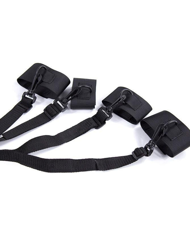 ohmama fetish retenzione bondage con letto in nylon e velcros