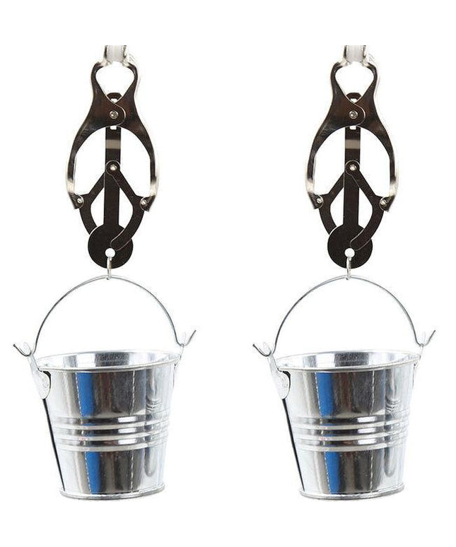 morsetti per capezzoli ohmama fetish con secchi