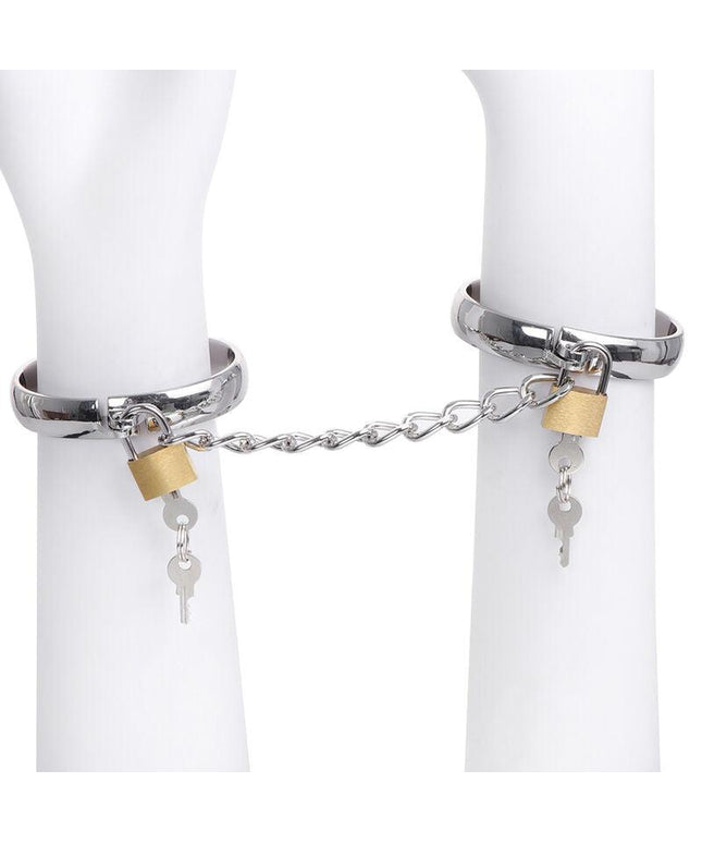 ohmama fetish polsini con mani in metallo
