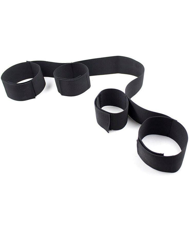 ohmama fetish spreader soft bar completo di tenuta da polso in nylon