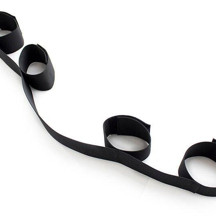 ohmama fetish spreader soft bar completo di tenuta da polso in nylon