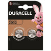 DURACELL - BATTERIA BOTTONE LITIO CR2032 3V 2 UNIT