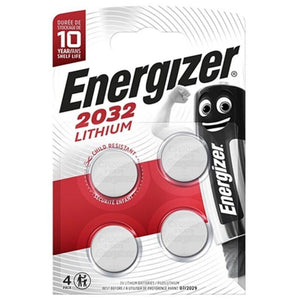 energizer batteria litio a tasto cr2032 3v 4 unit