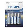 philips batteria ultra alcalina aa lr6 4 unita