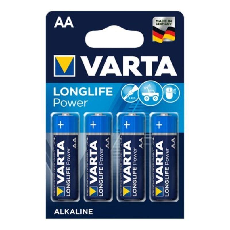 varta longlife power batteria alcalina aa lr6 4 unita