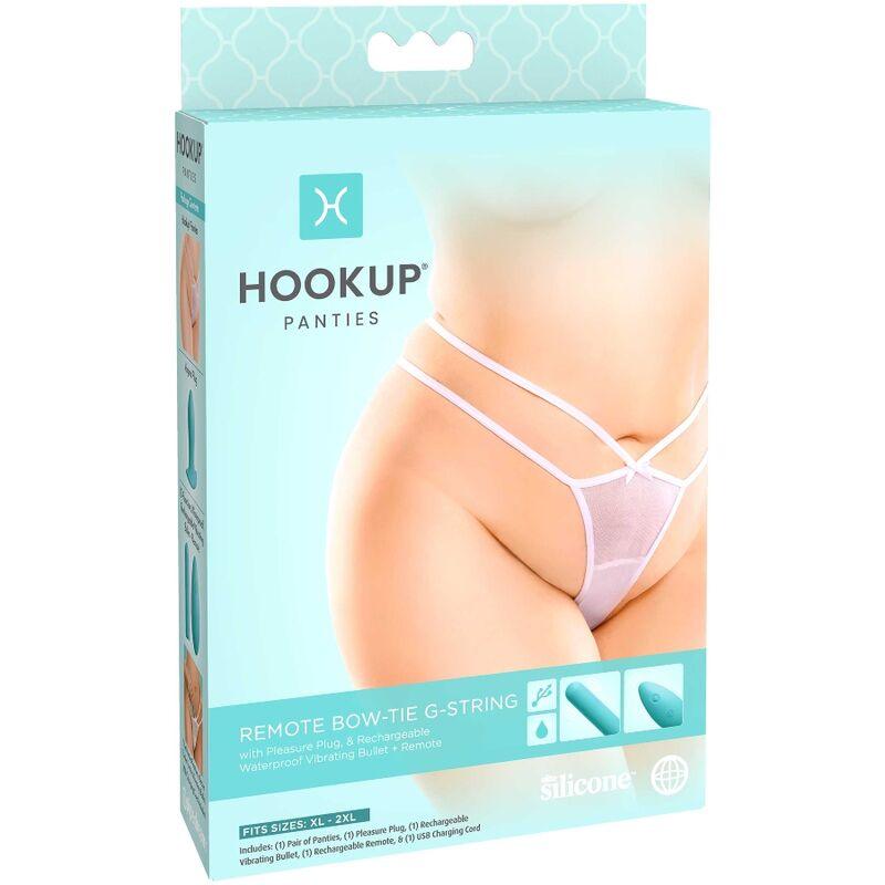 hook up panties remote bow tie g string size xl xxl