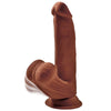 king cock plus 3d dildo sfere oscillanti 24 5 cm marrone