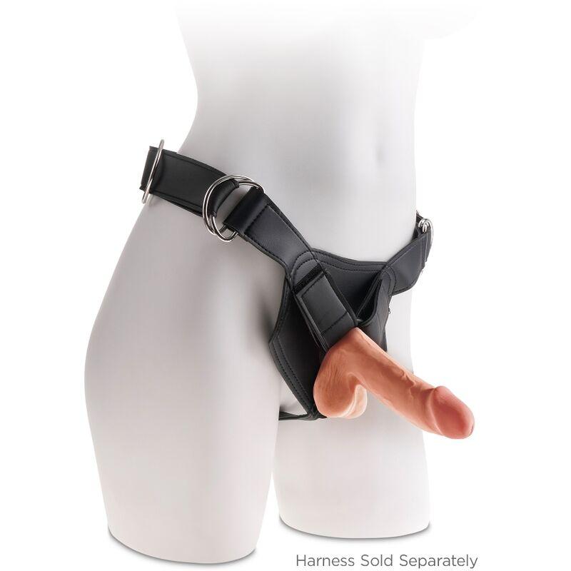 king cock plus dildo 3d con sfere 17 cm