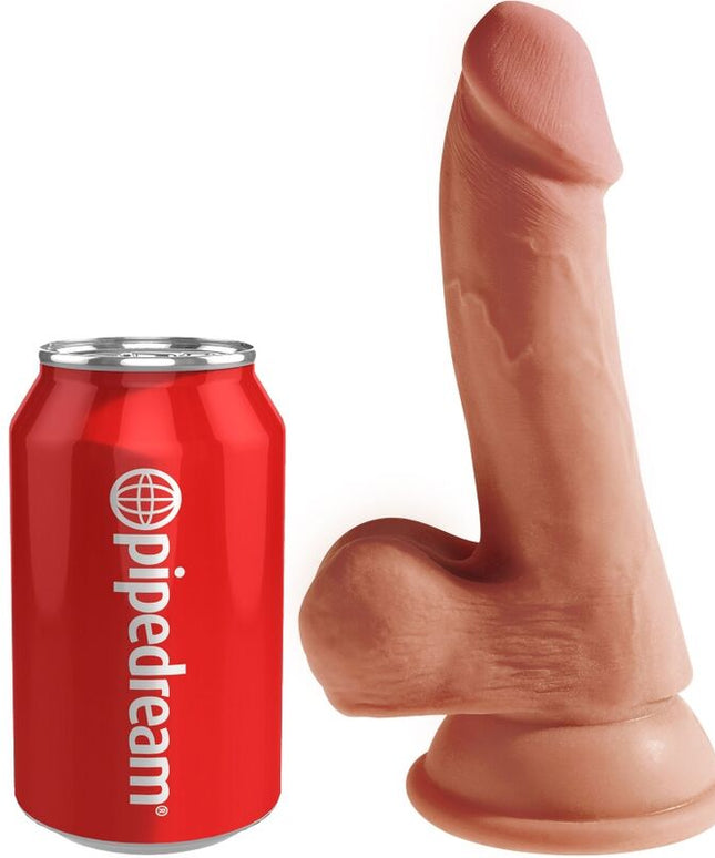 KING COCK - PLUS DILDO 3D CON SFERE 17 CM