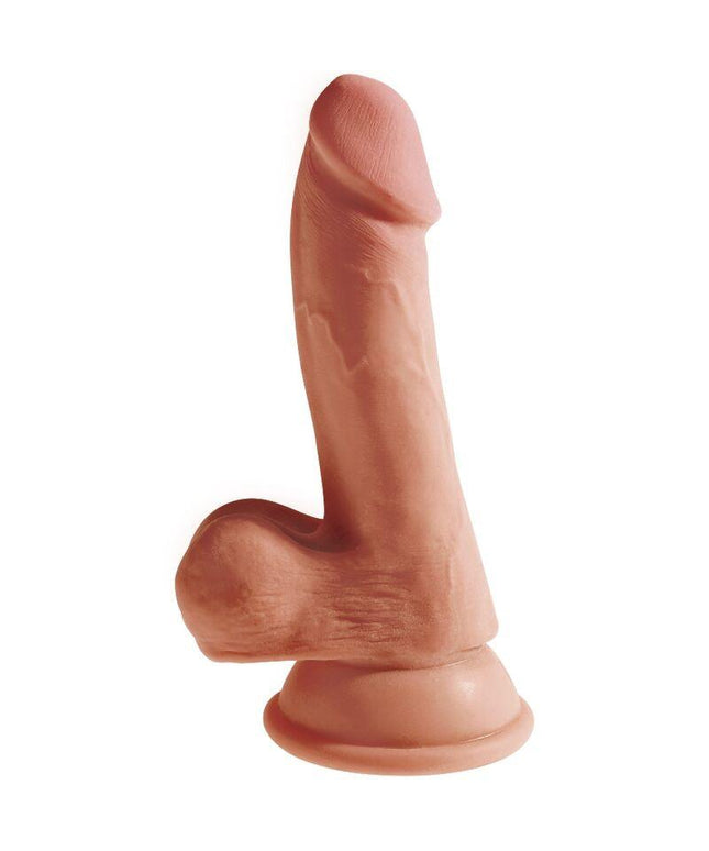 king cock plus dildo 3d con sfere 17 cm