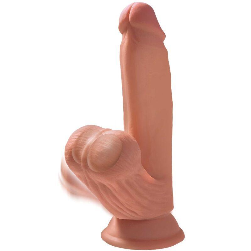 king cock plus 3d dildo sfere oscillanti 15 2 cm