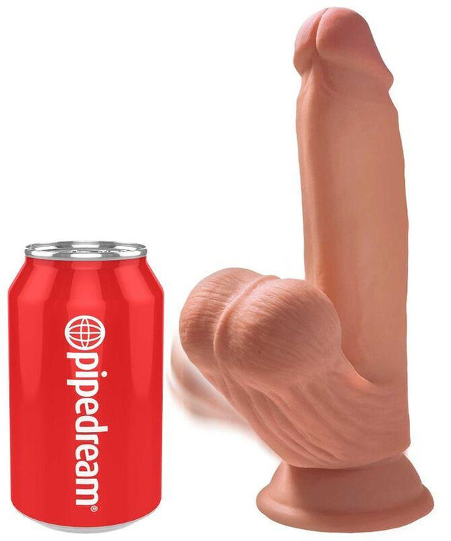 king cock plus 3d dildo sfere oscillanti 15 2 cm