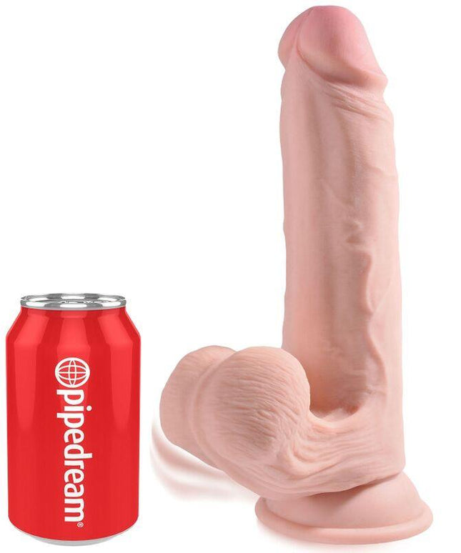 king cock plus 3d dildo sfere oscillanti 20 3 cm
