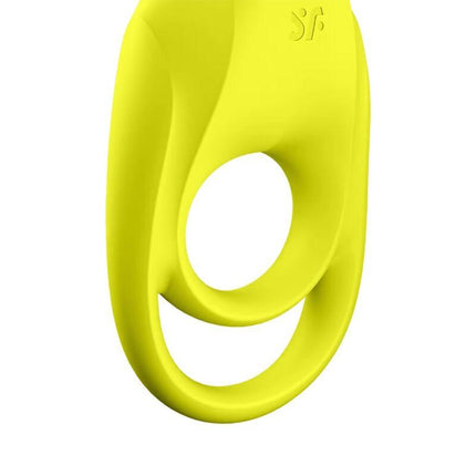 satisfyer vibratore ad anello duo spettacolare giallo