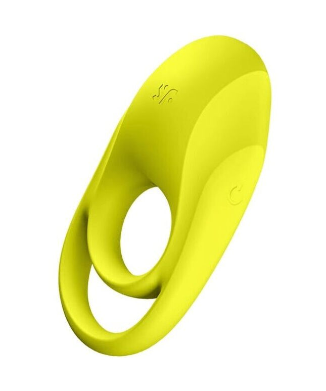 SATISFYER - VIBRATORE AD ANELLO DUO SPETTACOLARE GIALLO