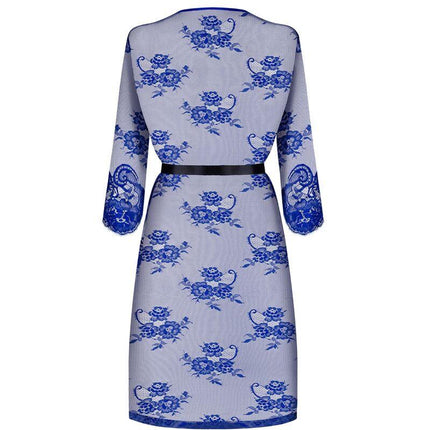 obsessive cobaltess peignoir l xl