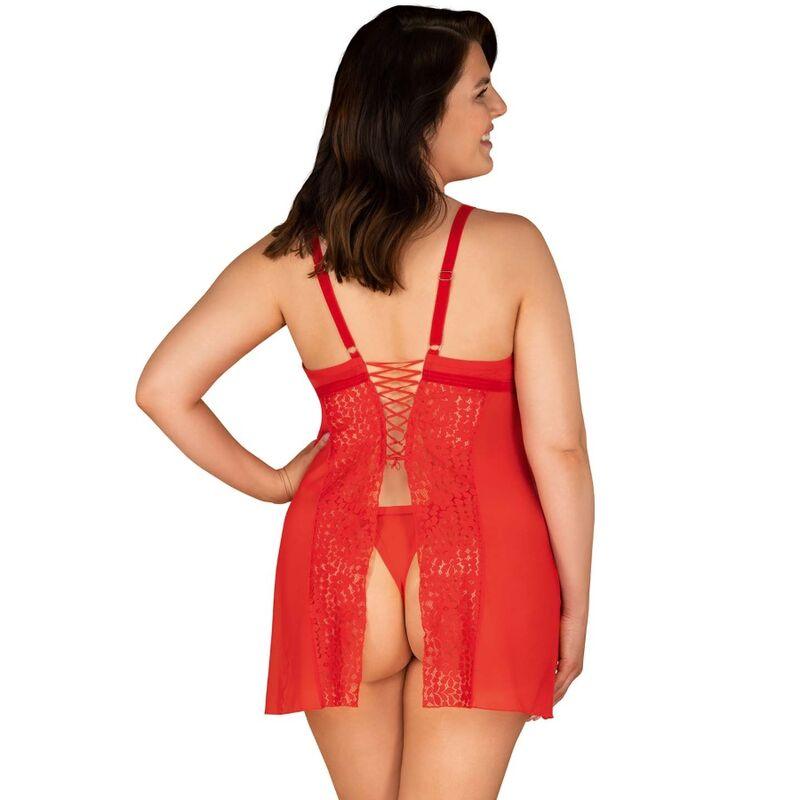 obsessive chemise e tanga blossmina 4xl 5xl