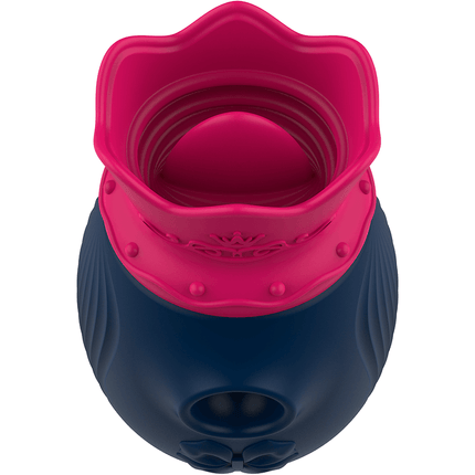 intense stimolatore del clit 10 frequenze di leccata e aspirazione blu