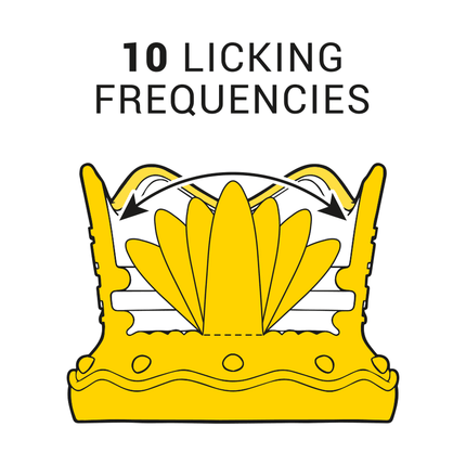 intense stimolatore del clit 10 frequenze di leccata e aspirazione blu