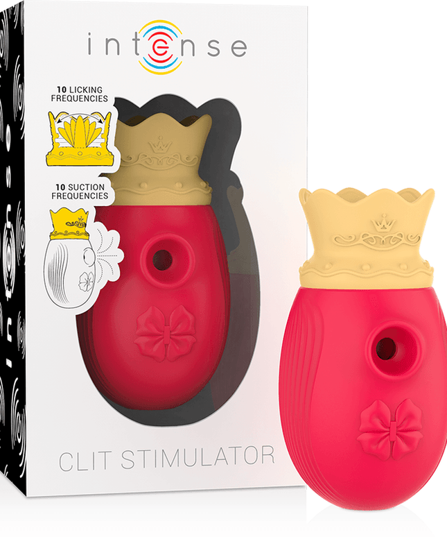 intense stimolatore del clit 10 frequenze di leccata e aspirazione red