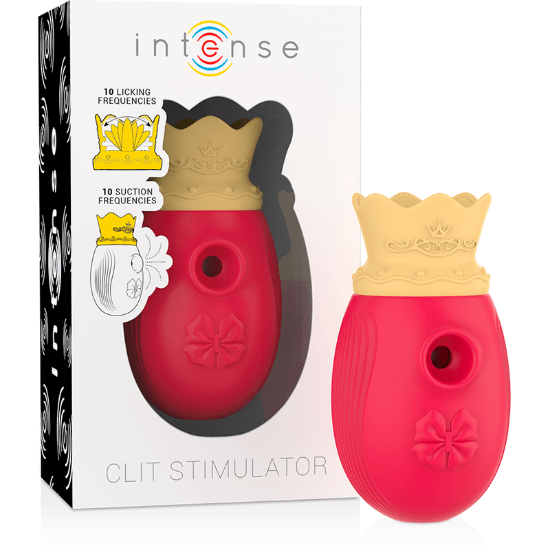 intense stimolatore del clit 10 frequenze di leccata e aspirazione red