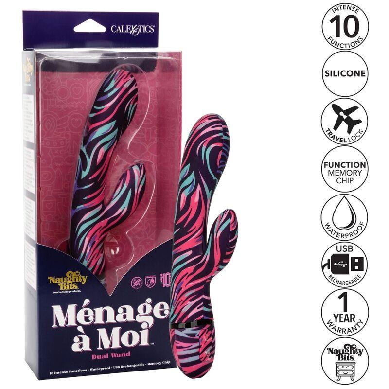 california exotics menage un vibratore moi dual wand