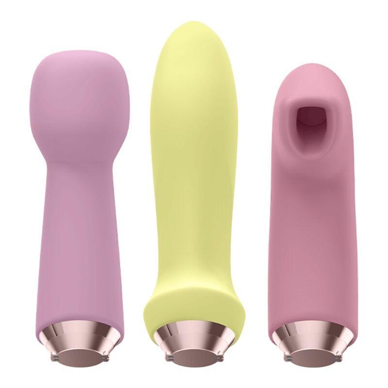 satisfyer marvelous four set vibratore e impulso