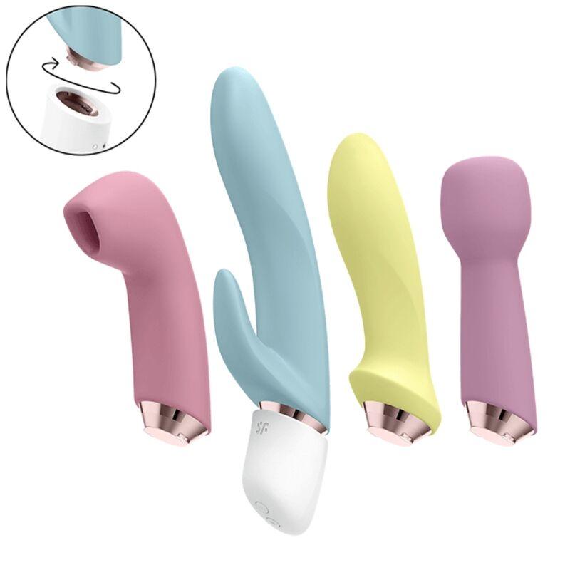 satisfyer marvelous four set vibratore e impulso