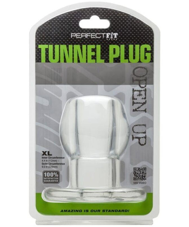 perfect fit brand tunnel plug xl transparente