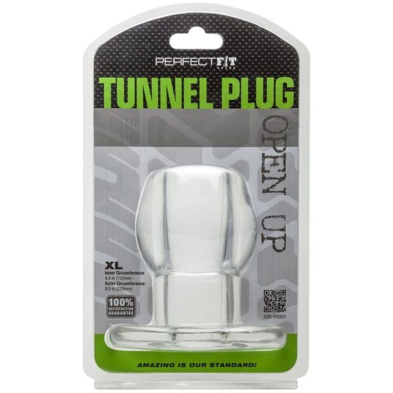 perfect fit brand tunnel plug xl transparente