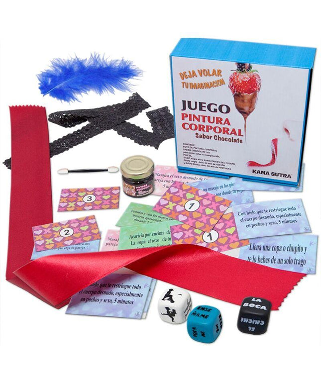 diablo picante gioco a dadi con body paint