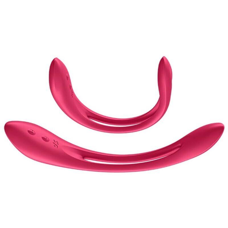 satisfyer multi vibratore elastic joy rosso