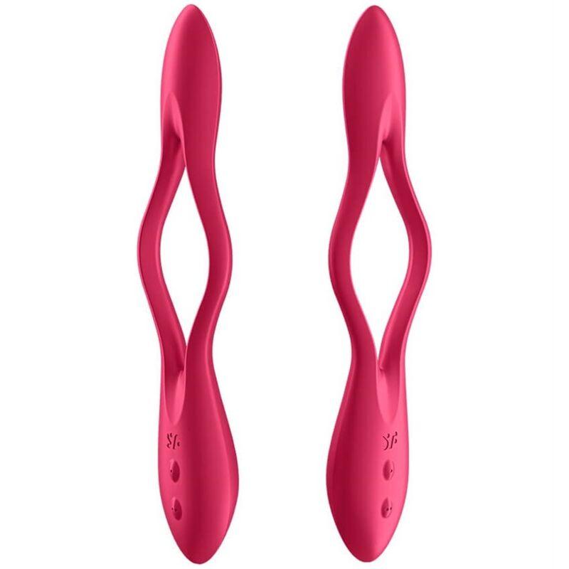 satisfyer multi vibratore elastic joy rosso