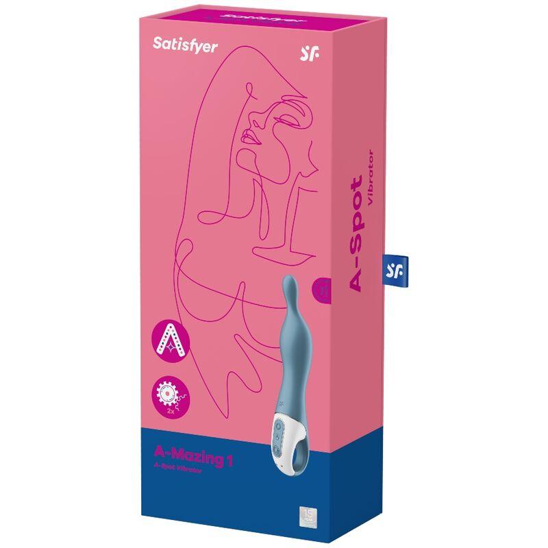 satisfyer vibratore amazing 1 aspot blu