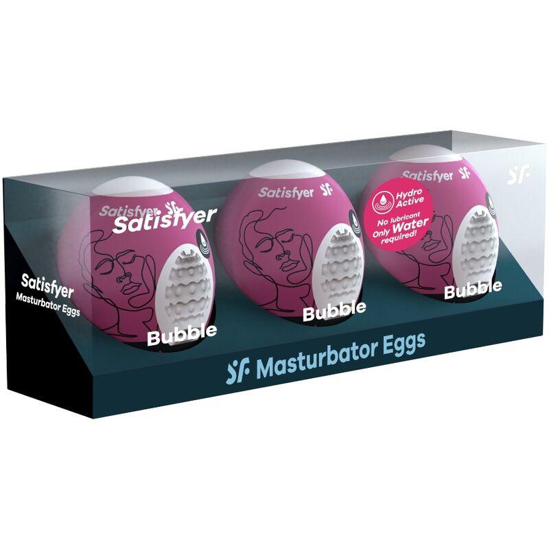 satisfyer 3 uova masturbatori bubble