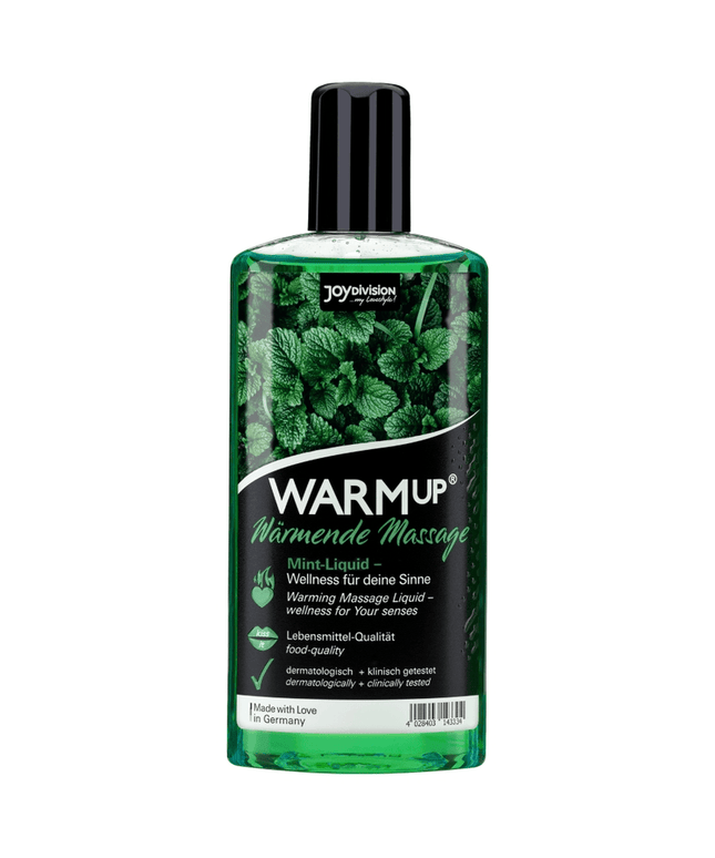 joydivision warmup gel da massaggio riscaldante menta 150 ml