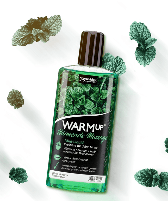joydivision warmup gel da massaggio riscaldante menta 150 ml