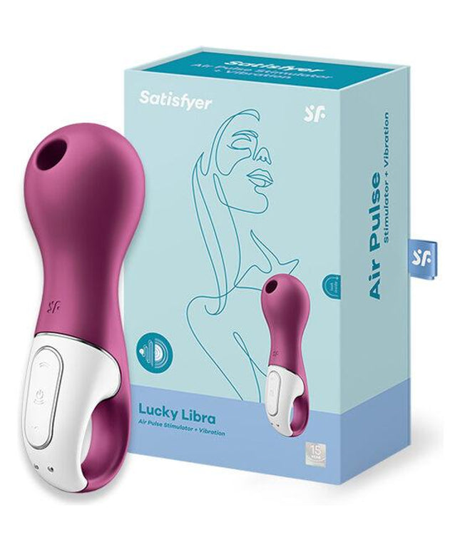 satisfyer stimolatore e vibratore lucky libra