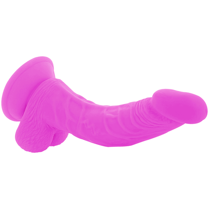 diversia dildo vibrante flessibile viola 21 5 cm o 4 5 cm