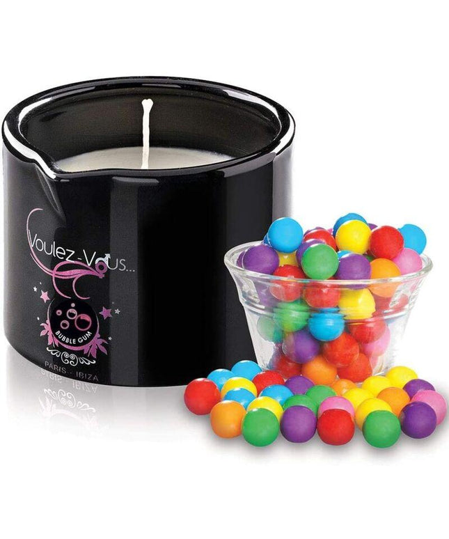 VOULEZ-VOUS - CANDELA DA MASSAGGIO BUBBLEGUM 180ML - Only Vibes