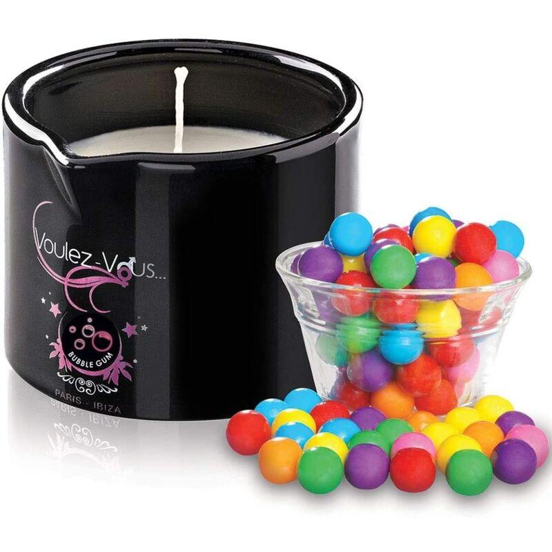 VOULEZ-VOUS - CANDELA DA MASSAGGIO BUBBLEGUM 180ML - Only Vibes