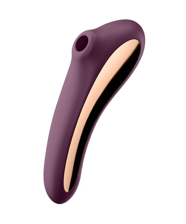 satisfyer vibratore dual kiss air pulse rosso vino