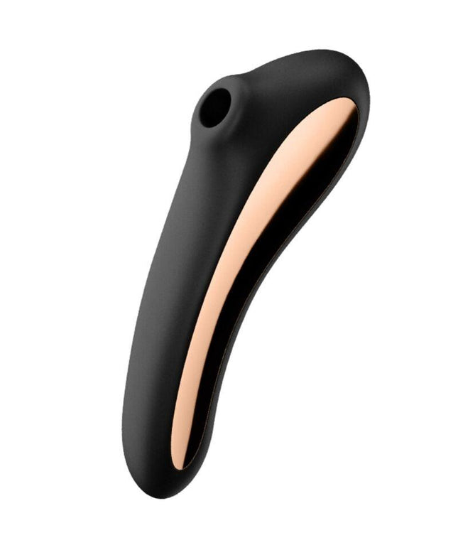 satisfyer vibratore dual kiss air pulse nero