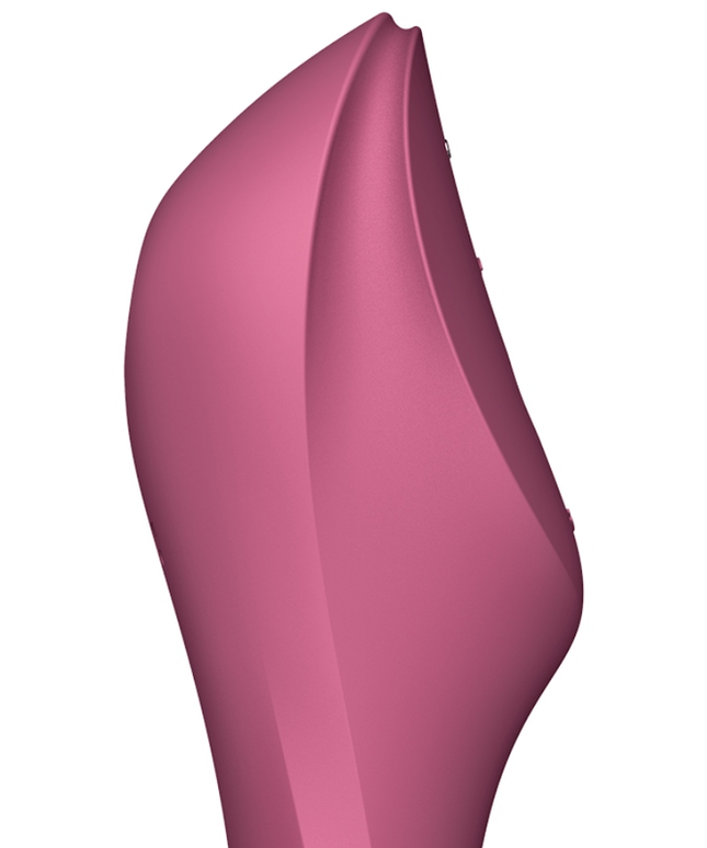 SATISFYER - VIBRATORE CURVY TRINITY 3 AIR PULSE ROSSO