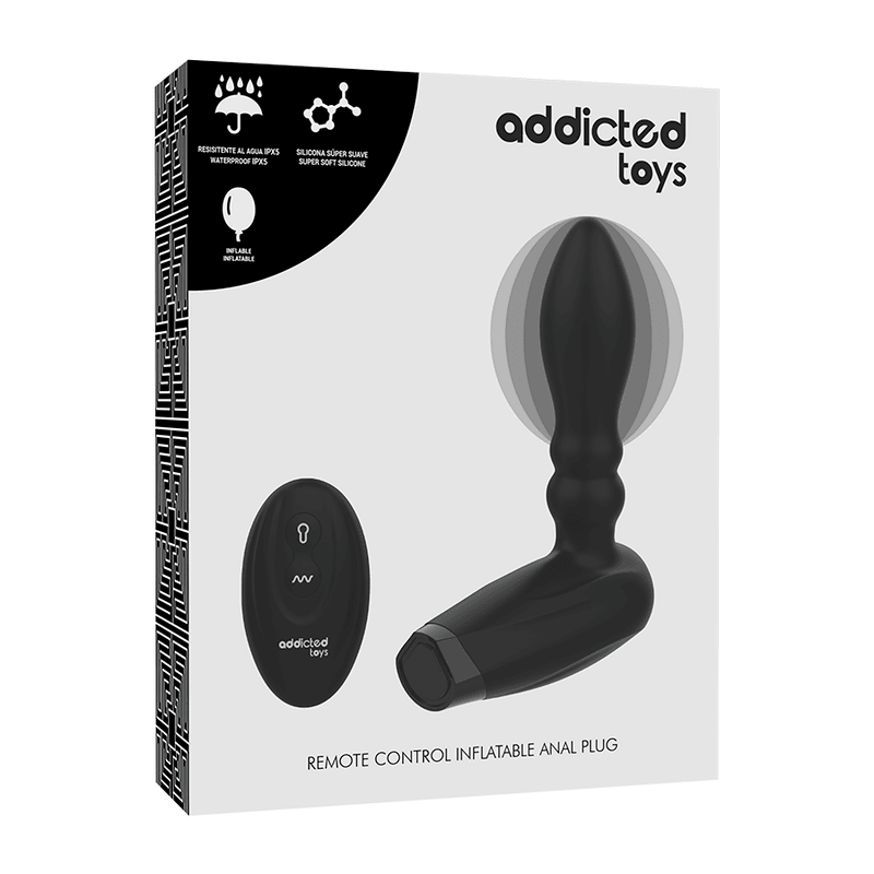 addicted toys spina telecomando gonfiabile 10 modalit di vibrazione