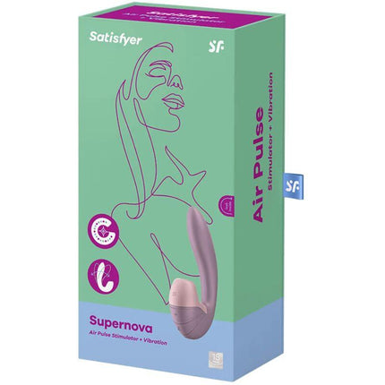 satisfyer stimolator e vibrazione supernova bianco