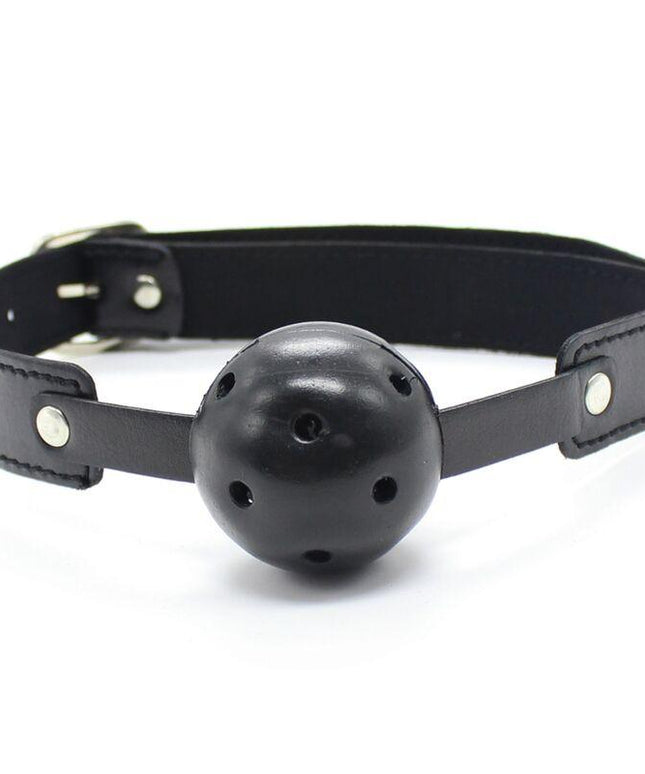 bavaglio a sfera traspirante ohmama fetish nero