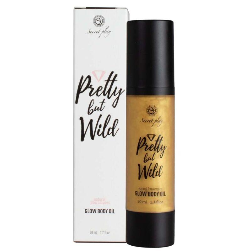 secretplay pretty ma wild glow olio per il corpo 50 ml