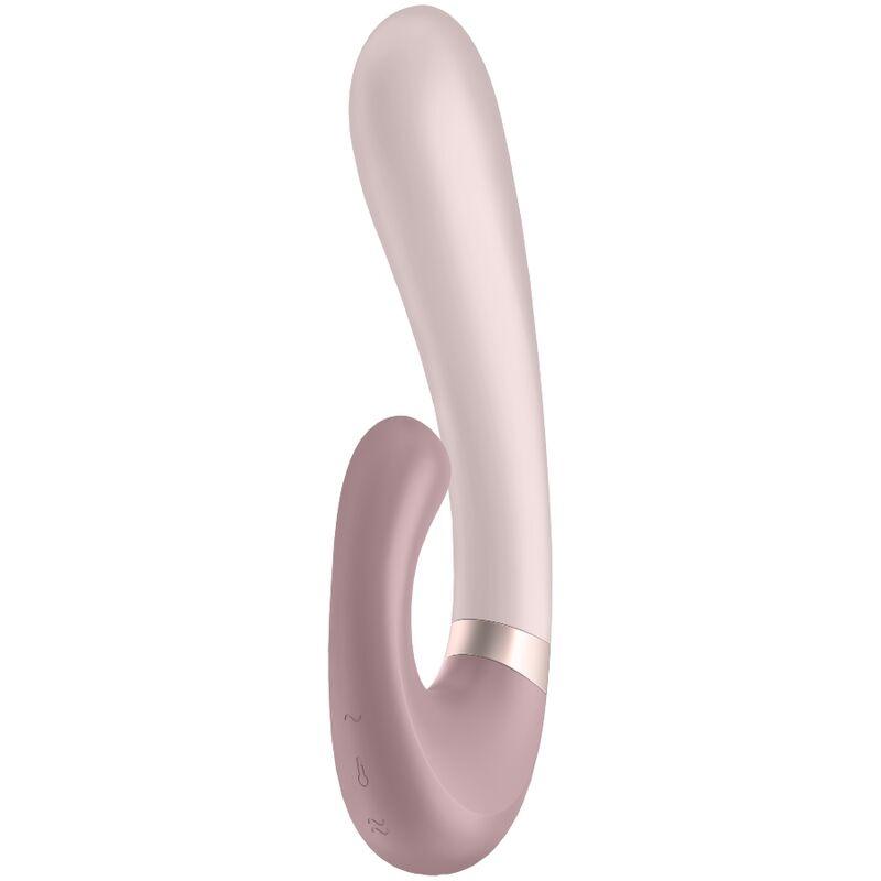 satisfyer app vibratore heat wave rosa